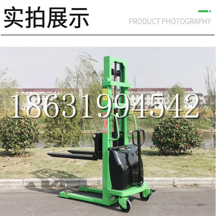 两当县电动叉车堆高车液压铲车电瓶1吨2吨站驾步行式小型全自动叉车